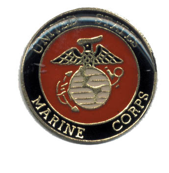 pin 1955 Round United States Marine Corps